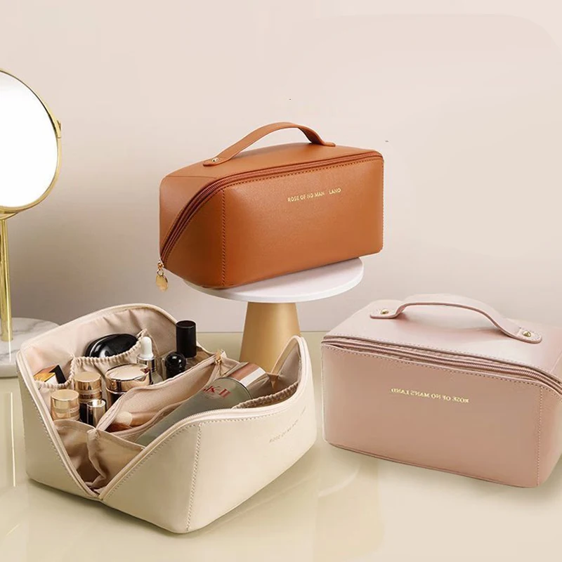 Luxury Ziploc Bags - Cosmetic Bag Large Capacity Makeup Female