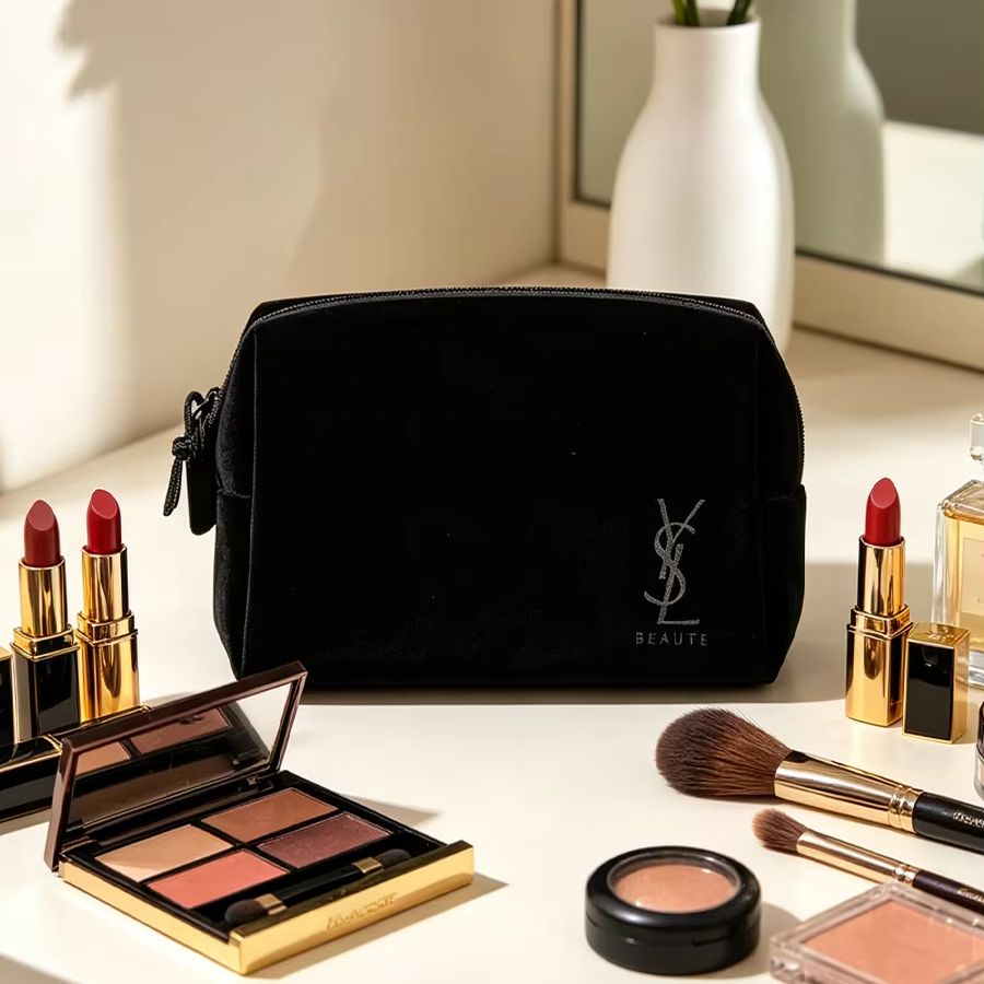 YSL’s Bag Black Printed Cosmet - Luxury Bags Ysl 评论和价格