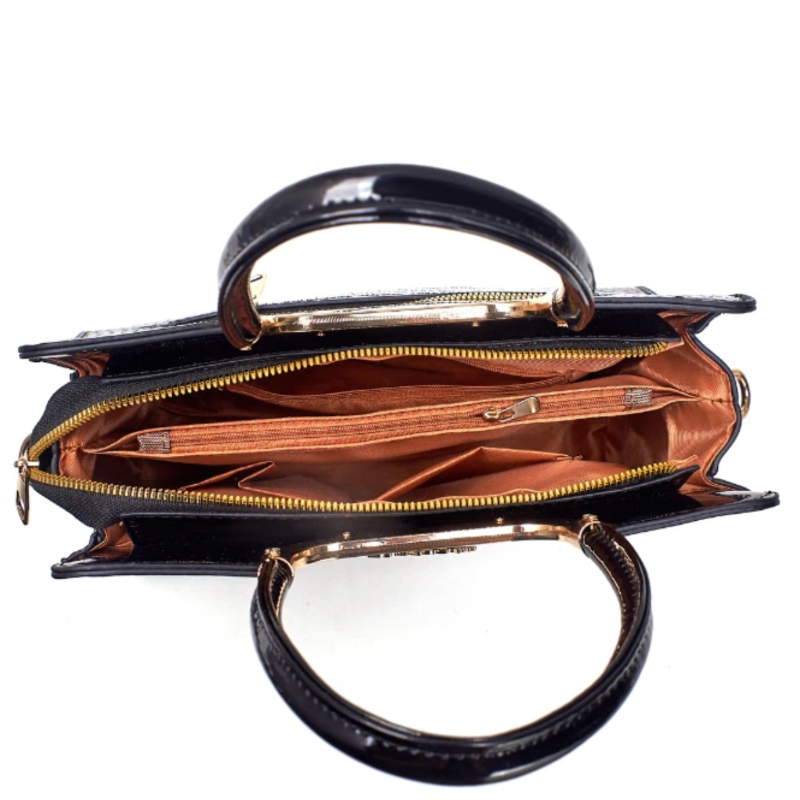 2-piece women's matching bag s - Top Handle Patent Bag 评论和价格