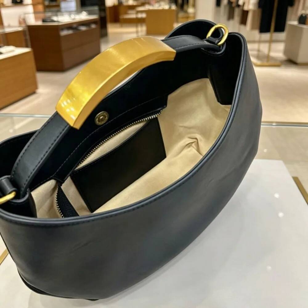 Demi-cercle Women Golden Lette - Luxury Bags To Sell 评论和价格