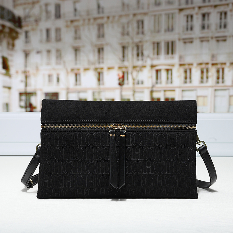 CH Monogram Embossed Suede Cro - Luxury Ziploc Bags 评论和价格
