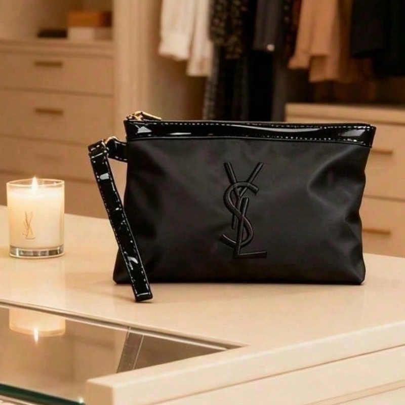YSL Classic Cosmetic Bag For W - Luxury Bags Ysl 评论和价格