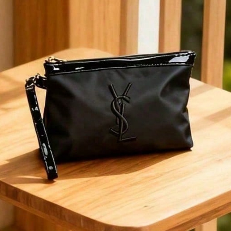 YSL Classic Cosmetic Bag For W - Luxury Bags Ysl 评论和价格