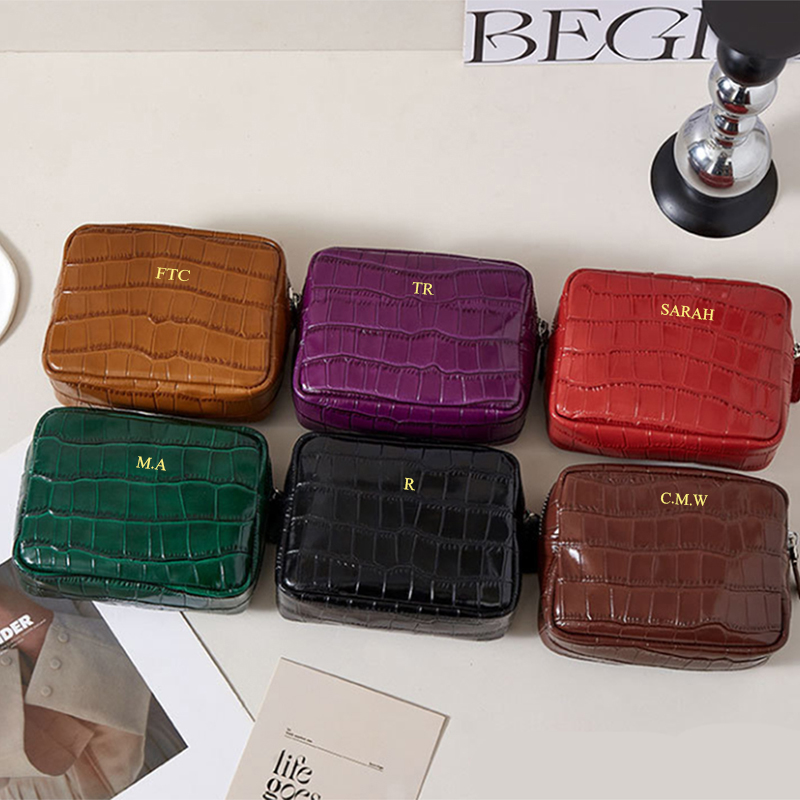 Luxury Genuine Leather Zip Coi - Luxury Ziploc Bags 评论和价格