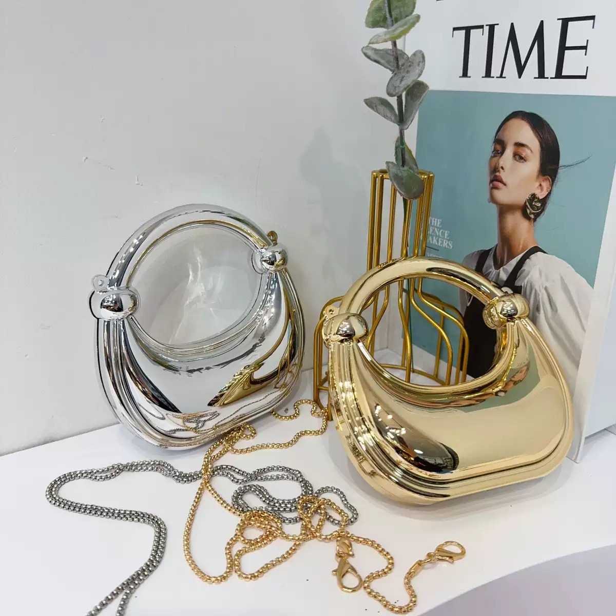 Mini Golden Evening Bag Purses - Luxury Bags For Women 评论和价格