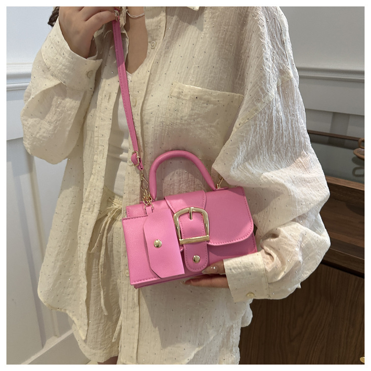Barbie Pink Mini PU Leather Ha - Top Handle Patent Bag 评论和价格