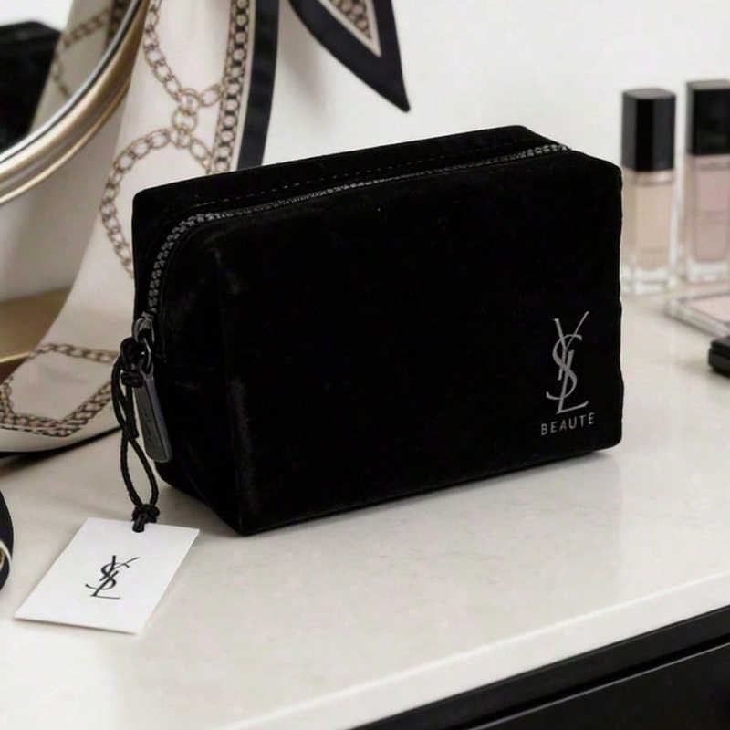 YSL Style Black Printed Cosmet - Luxury Bags Ysl 评论和价格
