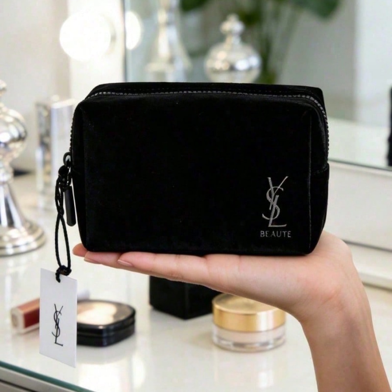 YSL Style Black Printed Cosmet - Luxury Bags Ysl 评论和价格
